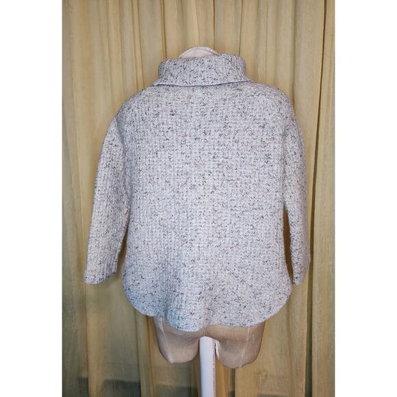 Free People Knit Oversized Wool Blend Turtleneck Sweater Womens‎ size M - Picture 2 of 6